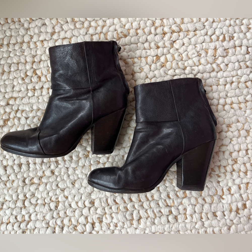 Rag & Bone Dark Brown Newbury Boots